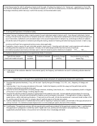 Form RM &quot;Application for a Radioactive Material License&quot; - Alabama, Page 2