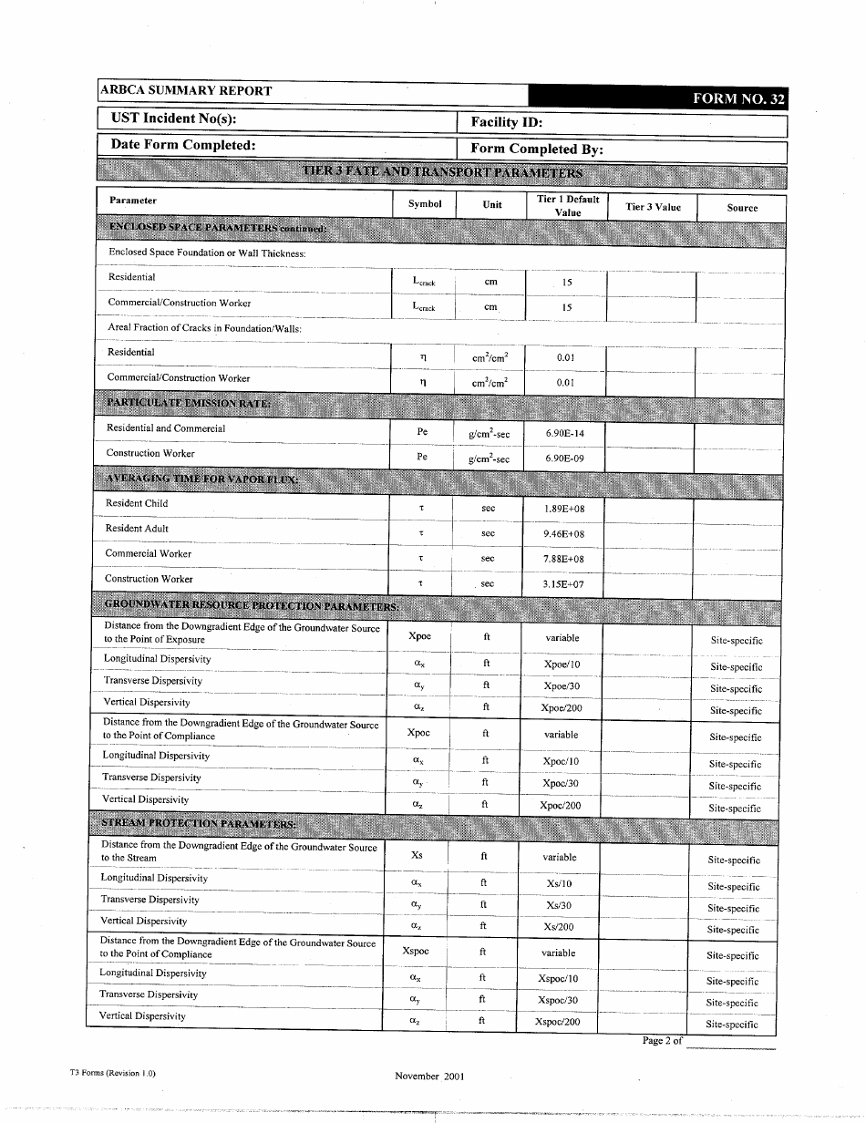 ADEM Form 473 Tier 3 Report Forms - Alabama, Page 5