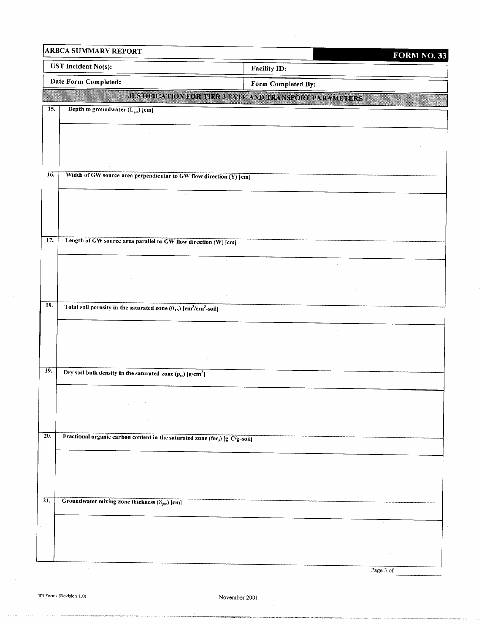 ADEM Form 473 Tier 3 Report Forms - Alabama, Page 8