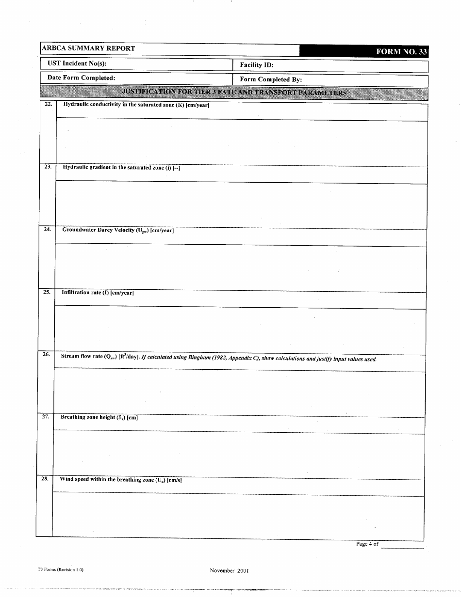 ADEM Form 473 Tier 3 Report Forms - Alabama, Page 9