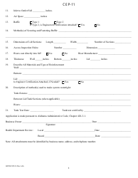 Form CEP-11 Application for Septic Tank/Grease Trap Series Permit - Alabama, Page 2