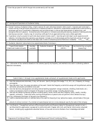 Form PA-2 Application for Notice of Registration - Alabama, Page 2