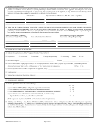 ADEM Form 549 Npdes Individual Permit Application - Coalbed Methane Operations - Exploration, Development, Operation, Closure, and Associated Activities and Areas - Alabama, Page 2