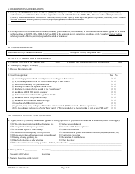 ADEM Form 549 Npdes Individual Permit Application - Coalbed Methane Operations - Exploration, Development, Operation, Closure, and Associated Activities and Areas - Alabama, Page 3
