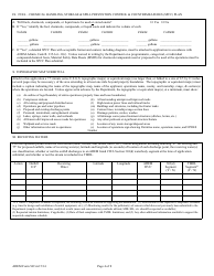 ADEM Form 549 Npdes Individual Permit Application - Coalbed Methane Operations - Exploration, Development, Operation, Closure, and Associated Activities and Areas - Alabama, Page 4
