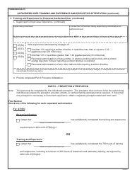 Form RM-HU(AUT) Authorized User Training and Experience and Preceptor Attestation - Alabama, Page 4