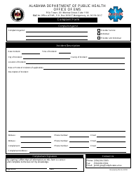 Document preview: Complaint Form - Alabama