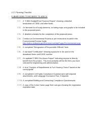 &quot;Letter of Conditional Commitment Planning Checklist&quot; - Alabama