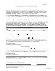 EMS Individual Licensure Application Form - Alabama, Page 3