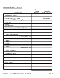 ADEM Form 543 Brownfields Cleanup State Revolving Fund Application Form - Alabama, Page 10