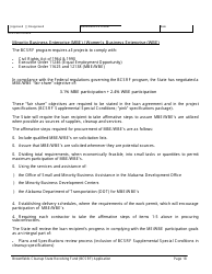 ADEM Form 543 Brownfields Cleanup State Revolving Fund Application Form - Alabama, Page 18