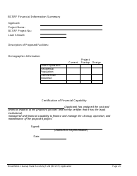 ADEM Form 543 Brownfields Cleanup State Revolving Fund Application Form - Alabama, Page 23