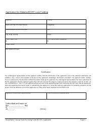 ADEM Form 543 Brownfields Cleanup State Revolving Fund Application Form - Alabama, Page 5