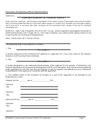 ADEM Form 543 Brownfields Cleanup State Revolving Fund Application Form - Alabama, Page 7