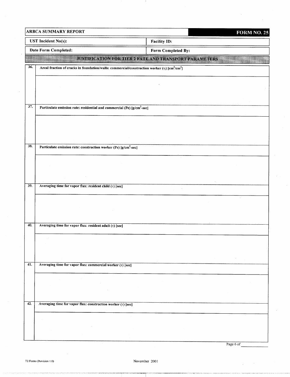 ADEM Form 472 Tier 2 Report Forms - Alabama, Page 10