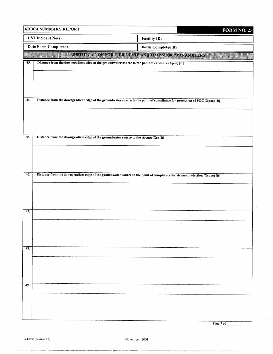 ADEM Form 472 Tier 2 Report Forms - Alabama, Page 11