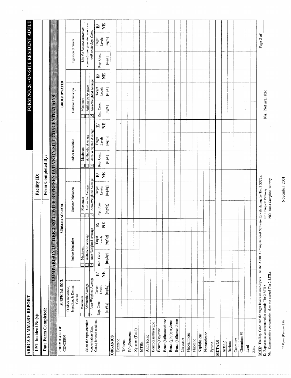 ADEM Form 472 Tier 2 Report Forms - Alabama, Page 13