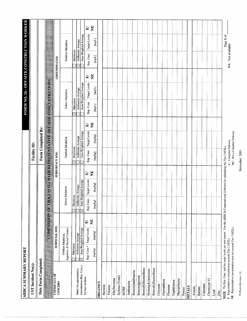 ADEM Form 472 Tier 2 Report Forms - Alabama, Page 20