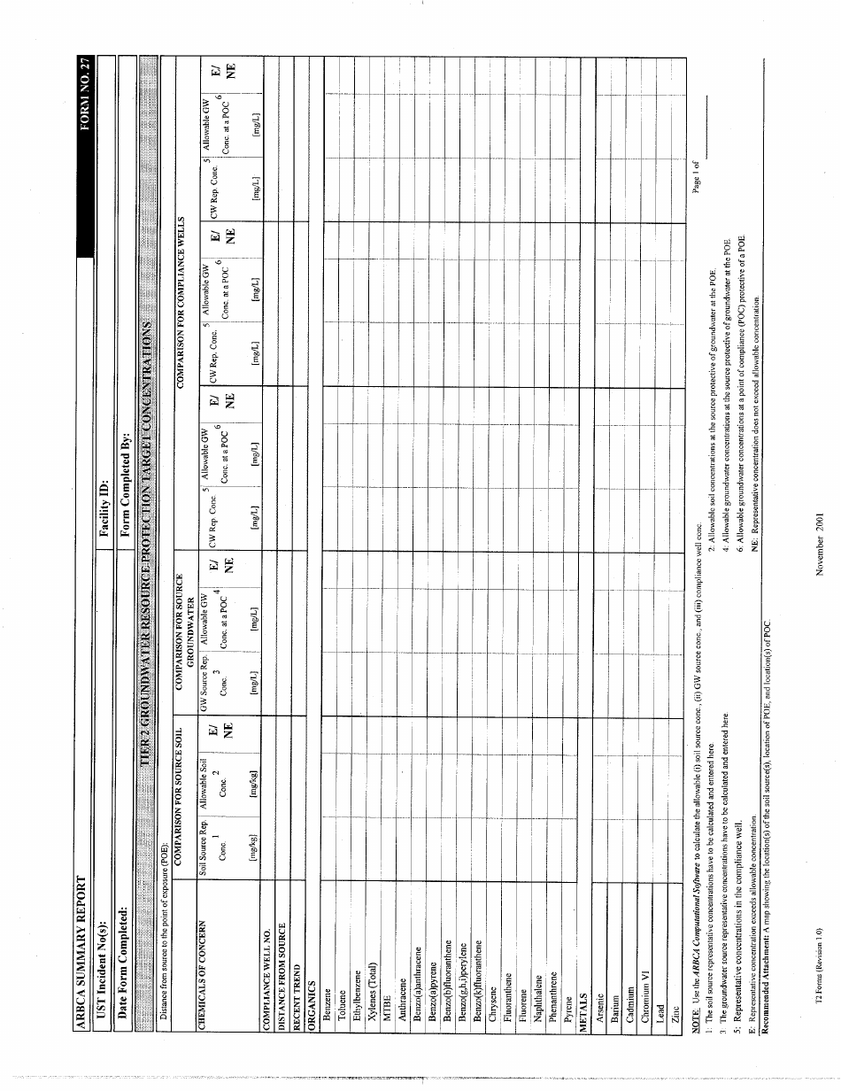 ADEM Form 472 Tier 2 Report Forms - Alabama, Page 22