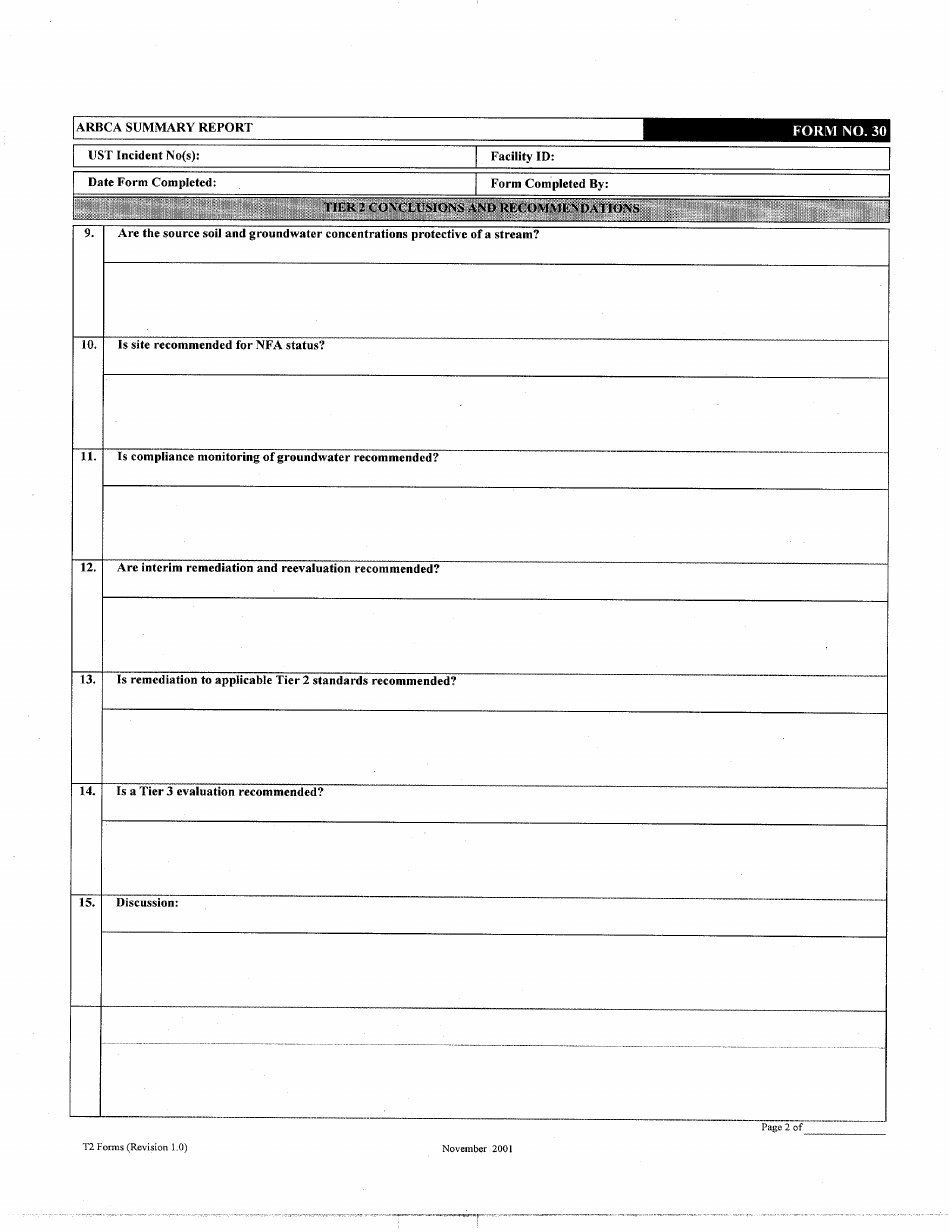 ADEM Form 472 Tier 2 Report Forms - Alabama, Page 29