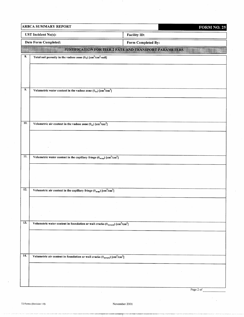 ADEM Form 472 Tier 2 Report Forms - Alabama, Page 6