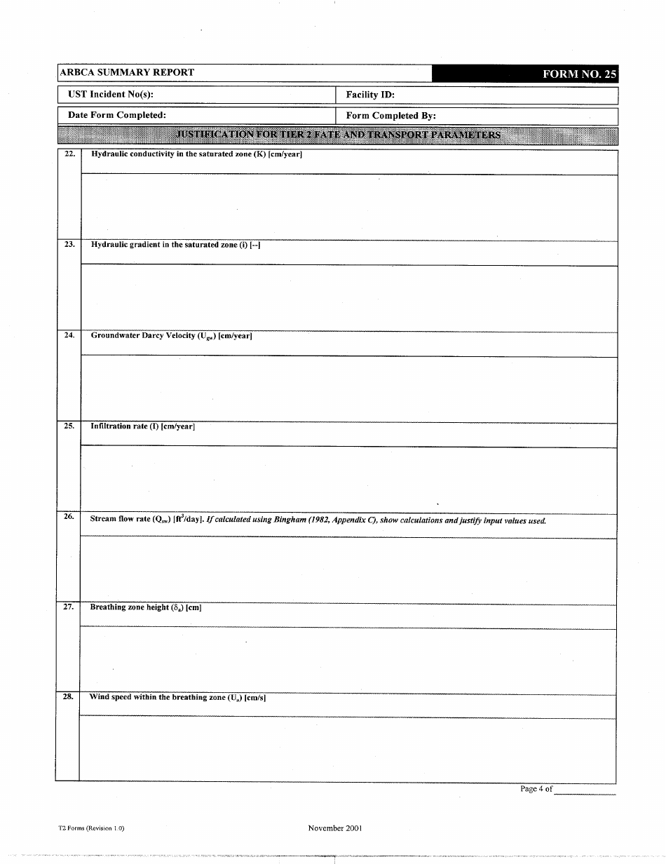 ADEM Form 472 Tier 2 Report Forms - Alabama, Page 8