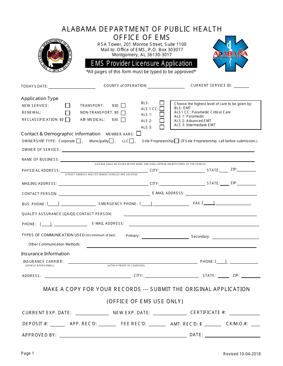 alabama-ems-provider-licensure-application-form-fill-out-sign-online-and-download-pdf