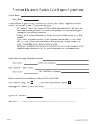 EMS Provider Licensure Application Form - Alabama, Page 7