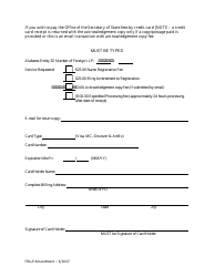 Amendment to Registration as a Foreign Registered Limited Liability Partnership - Alabama, Page 4