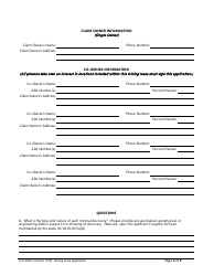 Form 102-4062 Application for Upland Mining Lease - Alaska, Page 2