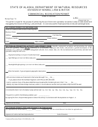 Form 102-4040A Commercial Recreation Permit - Alaska, Page 2