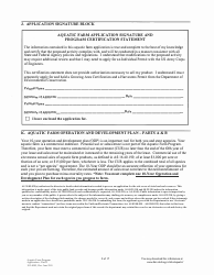 Form 102-4005 Aquatic Farm Program Application - Alaska, Page 11