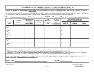 Form 102-4005 Aquatic Farm Program Application - Alaska, Page 14