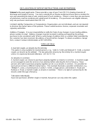 Form 102-4039 Declaration of Intent - Alaska, Page 4