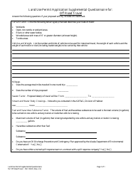 Form 102-1084A Land Use Permit Application - Alaska, Page 8