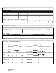 Form 102-102 Application for Water Right - Alaska, Page 2