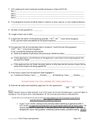 Form 102-4055 Shore Fishery Lease Application / Amendments to Existing Leases - Alaska, Page 2