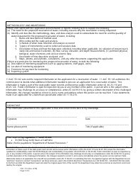 Form 102-1151 Application for Reservation of Water - Alaska, Page 3