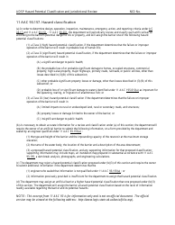 Hazard Potential Classification and Jurisdictional Review Form - Alaska Dam Safety Program - Alaska, Page 5