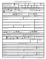 Form TREG Alaska Employer Registration Form - Alaska, Page 3