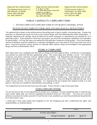 Public Contracts Complaint Form - Alaska