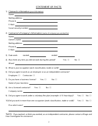 Public Contracts Complaint Form - Alaska, Page 2