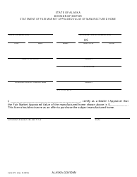 Form 870 Application for Manufactured Home - Alaska, Page 9