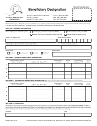 Form GEN053 Beneficiary Designation - Alaska