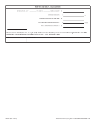 Form 02-830 Application for Military Service Credit - Alaska, Page 2