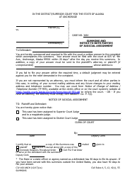 Document preview: Form CIV-100 ANCH Summons and Notice to Both Parties of Judicial Assignment - Municipality of Anchorage, Alaska