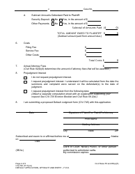 Form CIV-740 Default Application, Affidavit and Entry (In F.e.d. Action) - Alaska, Page 2