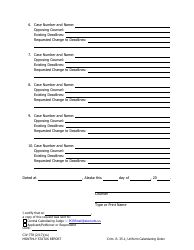 Form CIV-778 Monthly Status Report - Alaska, Page 2