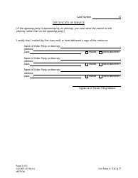 Form CIV-805 Motion - Alaska, Page 2