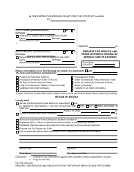 Form CIV-750 Stalking or Sexual Assault Protective Order Packet - Alaska, Page 7